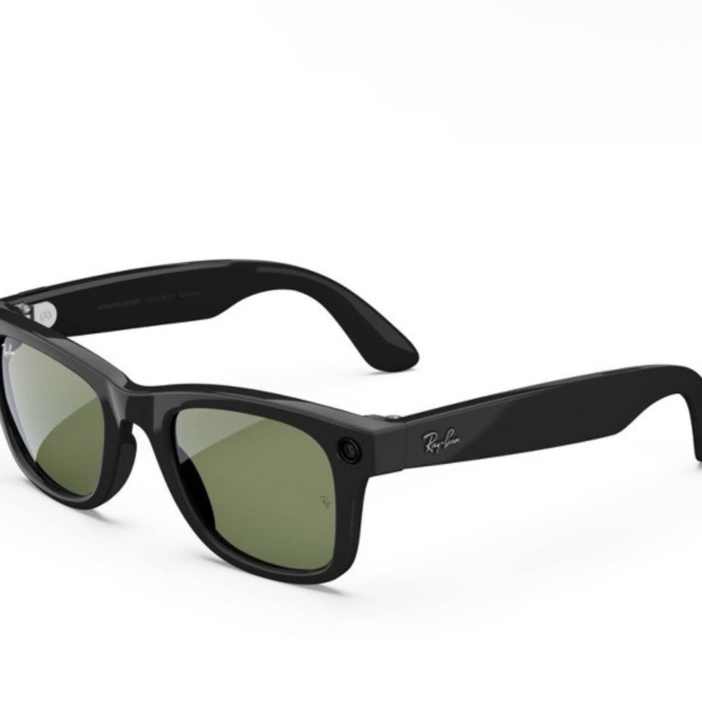 Ray-Ban Classic Black Glasses with Olive Lenses